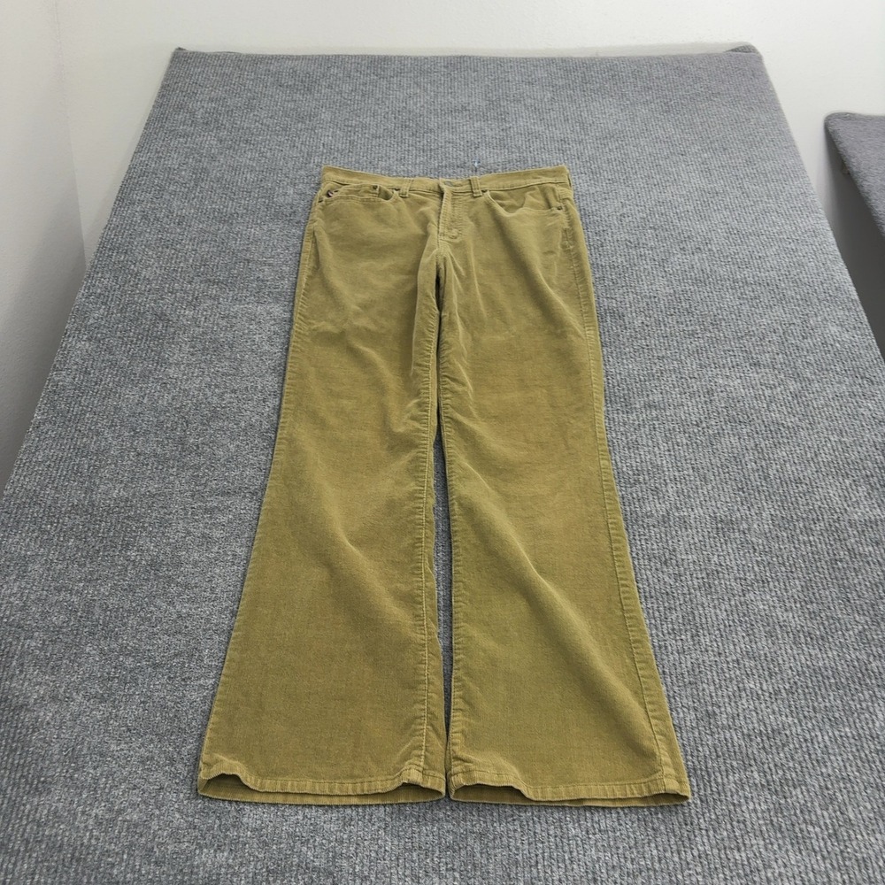 Polo Jeans Co Ralph Lauren Pants Womens 10 Tan Corduroy Flare Boho Style
